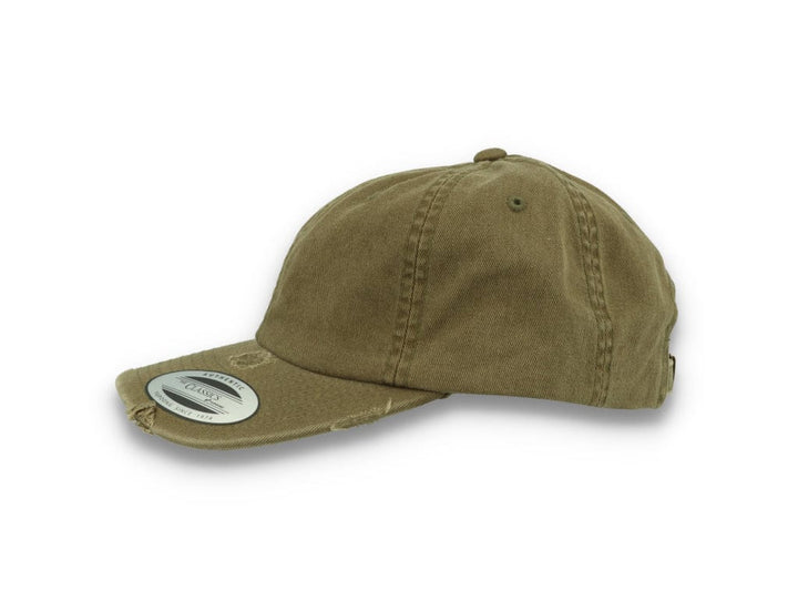 Low Profile Destroyed Cap Buck Green 6245DC - LOKK