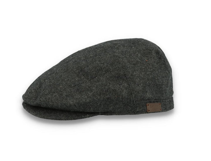 Barbour Barlow Flat Cap Dark Grey - LOKK
