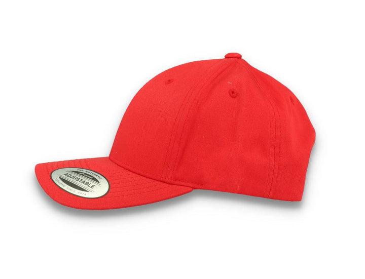 Curved Baseball Cap Snapback Red - Yupoong 7706 - LOKK