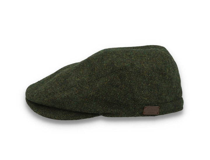 Barbour Barlow Flat Cap Olive - LOKK