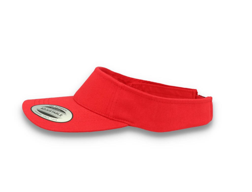 Sun Visor Curved Red - Yupoong 8888 - LOKK