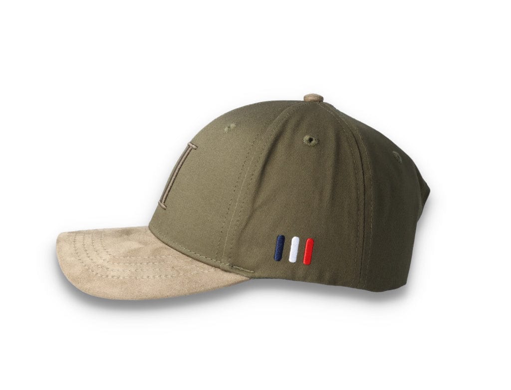 Baseball Cap Suede II Olive Night/Turtle Green - LOKK