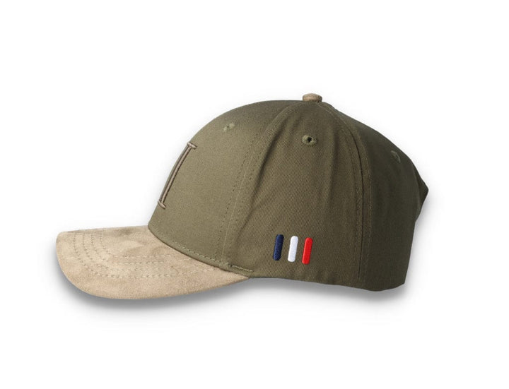 Baseball Cap Suede II Olive Night/Turtle Green - LOKK