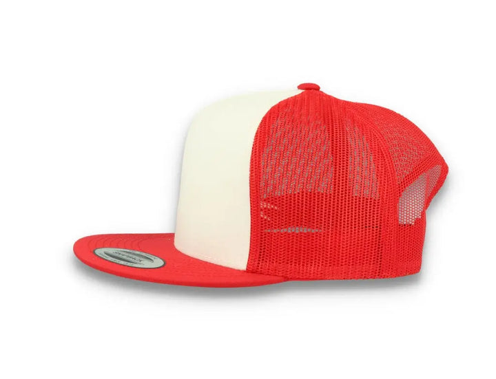 Classic Trucker Cap Red/White/Red - Yupoong 6006 - LOKK