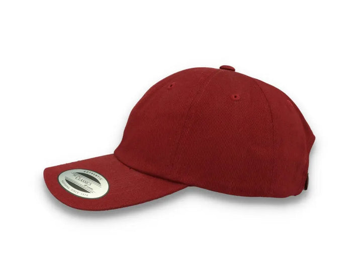 Maroon Dad Cap Low Profile Cotton Twill - Yupoong 6245CM - LOKK