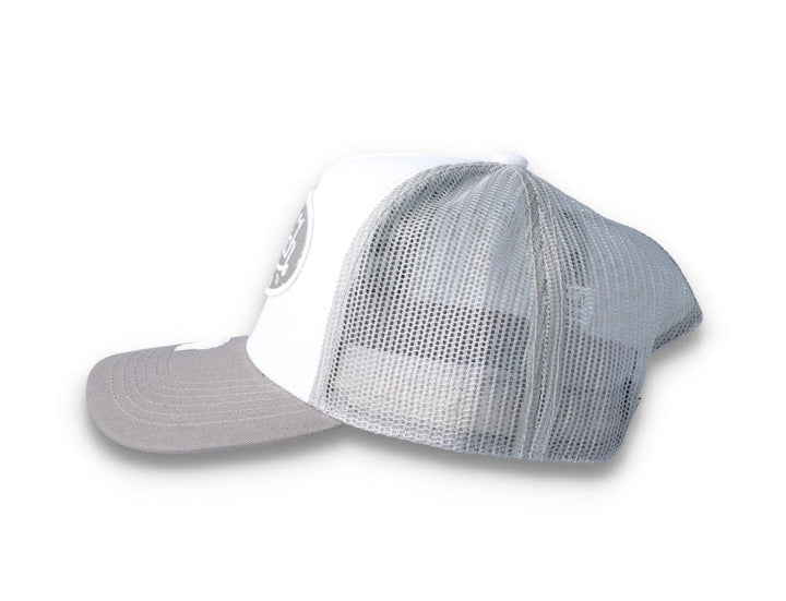 Von Dutch Trucker Cap Boston Cotton Twill White/Grey - LOKK