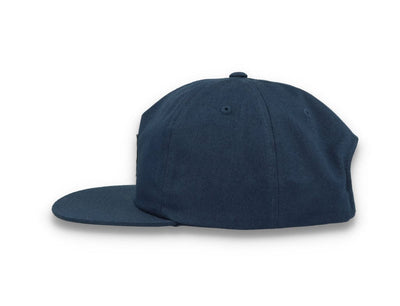 Cap Snapback Essential Unstructured Box Indigo Blue