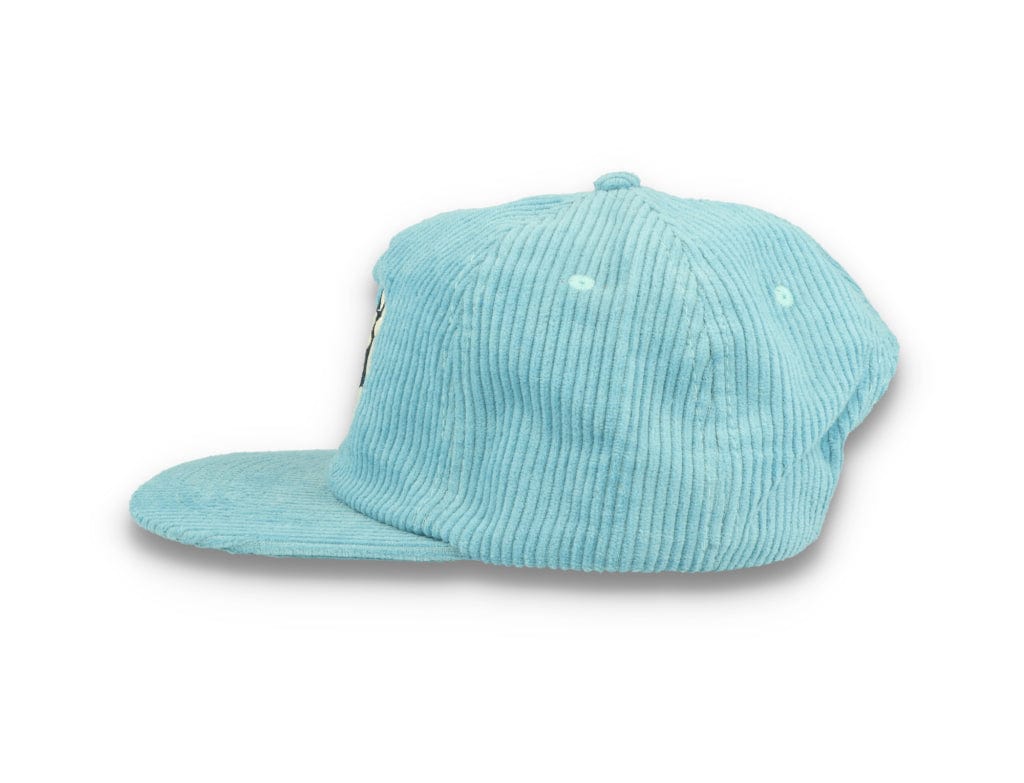 Free & Easy Don't Trip Fat Corduroy Snapback Cap Blue - LOKK
