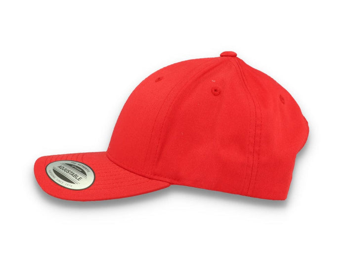 Curved Baseball Cap Snapback Red - Yupoong 7706 - LOKK
