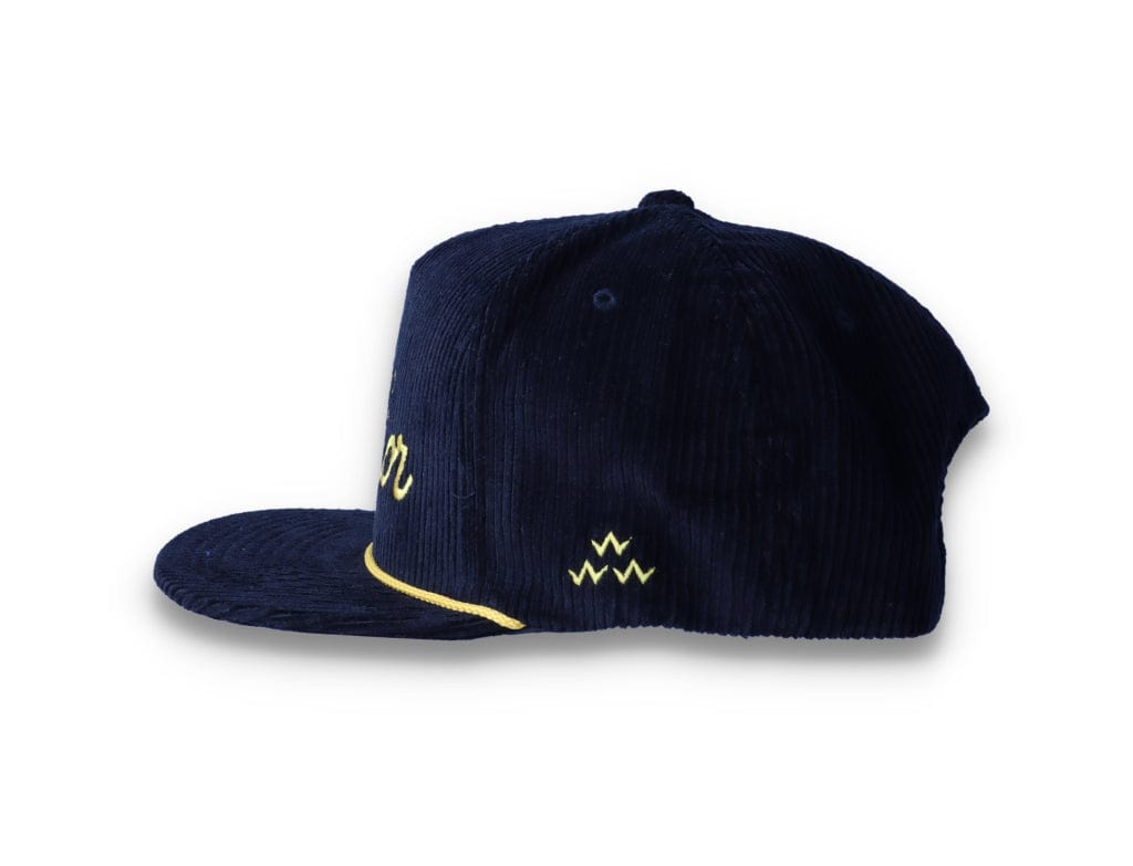 Snapback Cap Black Weekend Warrior Corduroy - LOKK