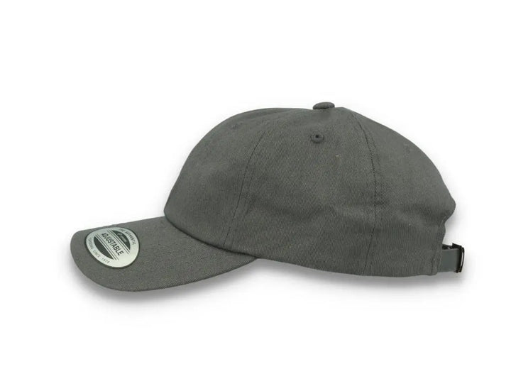 Dark Grey Dad Cap Low Profile Cotton Twill - Yupoong 6245CM - LOKK