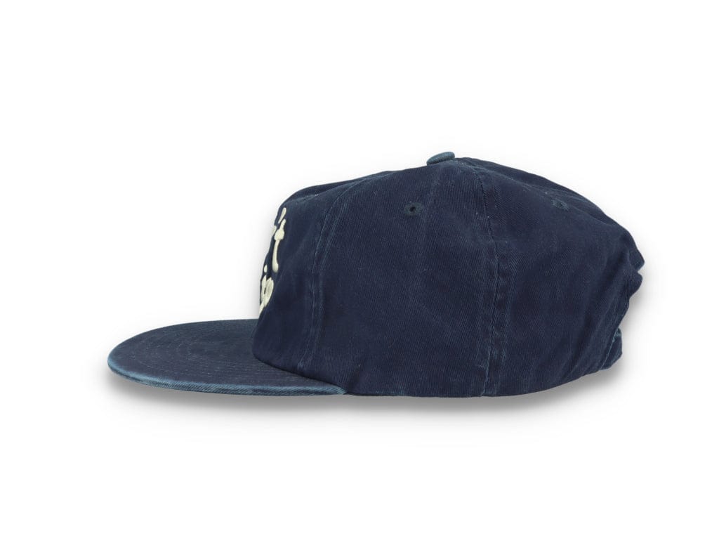 Free & Easy Don't Trip Strapback Hat Washed Navy - LOKK