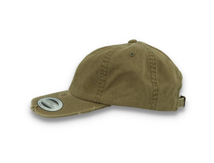 Low Profile Destroyed Cap Buck Green 6245DC - LOKK