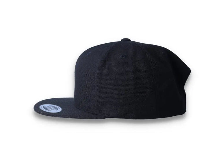 Black Snapback Cap - Yupoong 6089M - LOKK