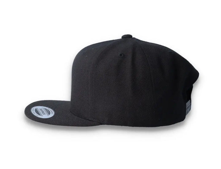 Black/Black Snapback Cap - Yupoong 6089M - LOKK