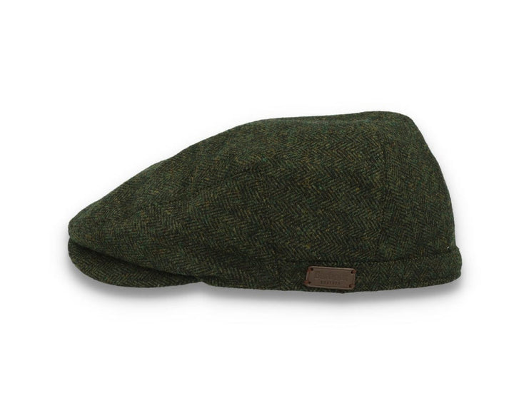 Barbour Barlow Flat Cap Olive - LOKK
