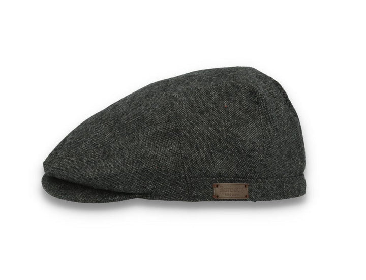 Barbour Barlow Flat Cap Dark Grey - LOKK