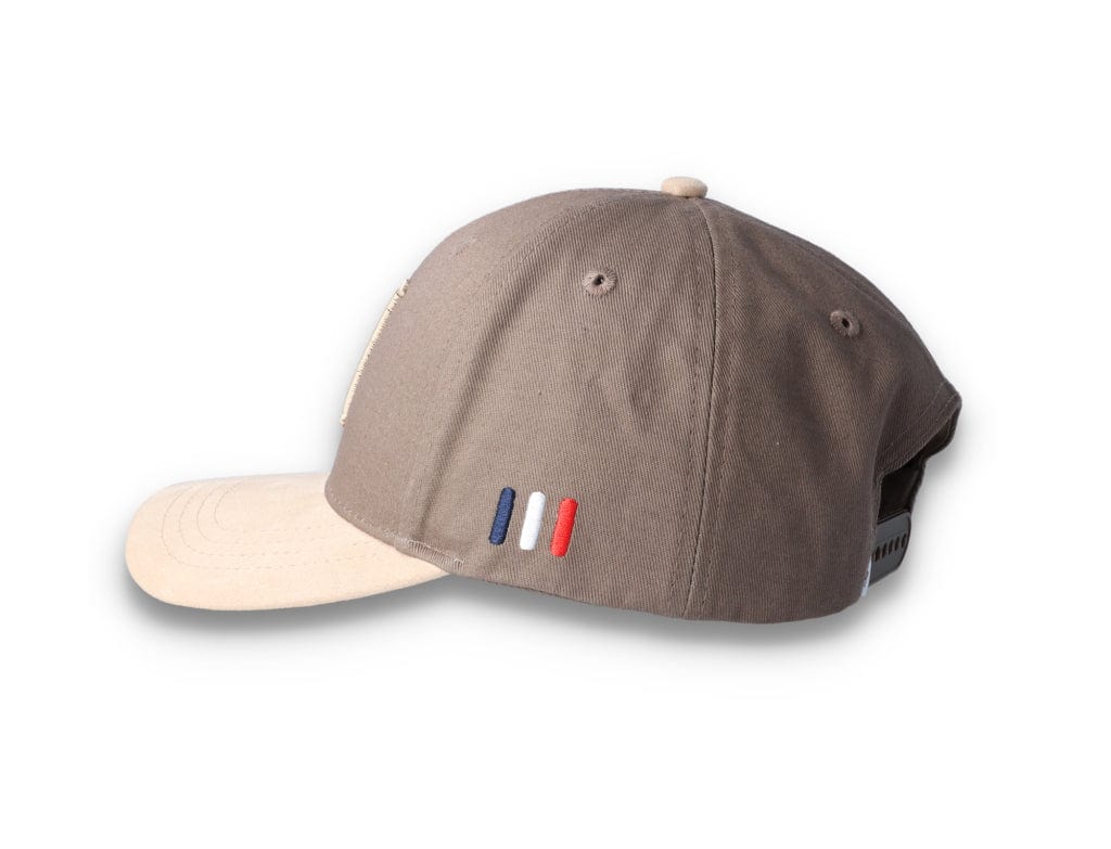 Baseball Cap Suede II Caribou Brown/Oyster Grey - LOKK