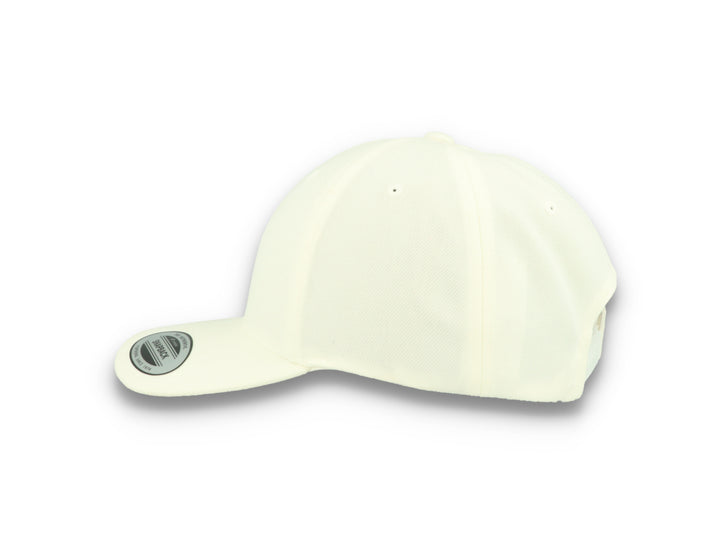 Premium Curved Visor Cap Snapback White - Yupoong 6789M - LOKK