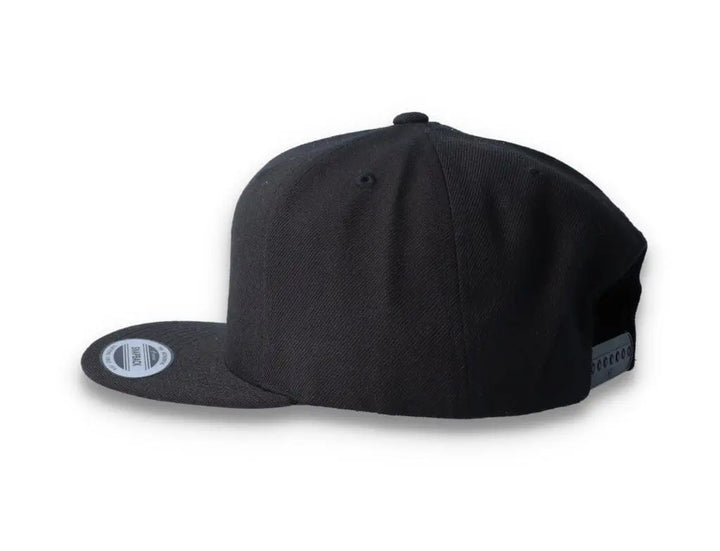 Black/Black Snapback Cap - Yupoong 6089M - LOKK