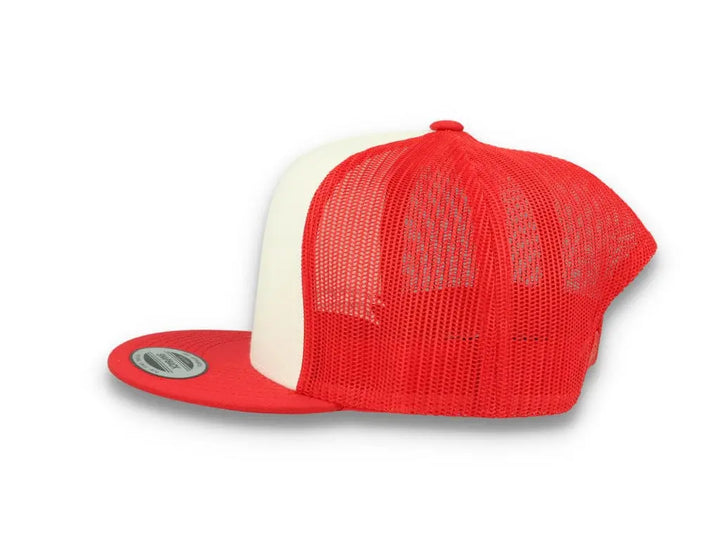 Classic Trucker Cap Red/White/Red - Yupoong 6006 - LOKK