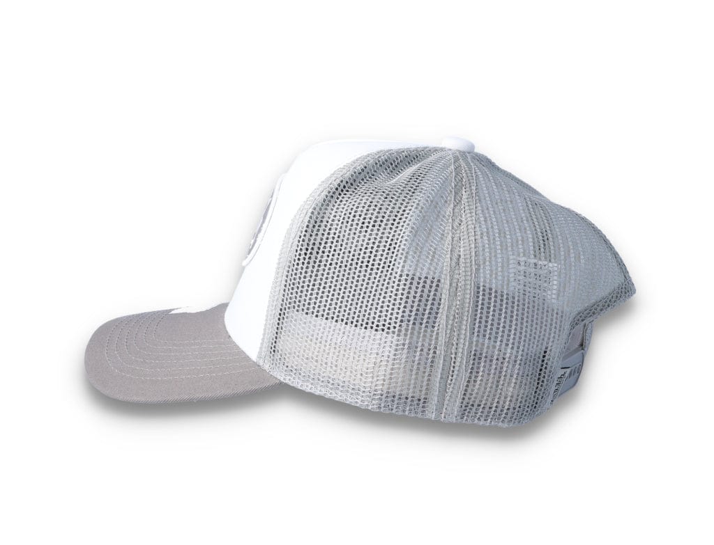 Von Dutch Trucker Cap Boston Cotton Twill White/Grey - LOKK