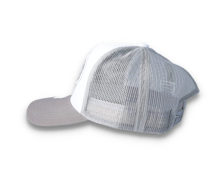 Von Dutch Trucker Cap Boston Cotton Twill White/Grey - LOKK