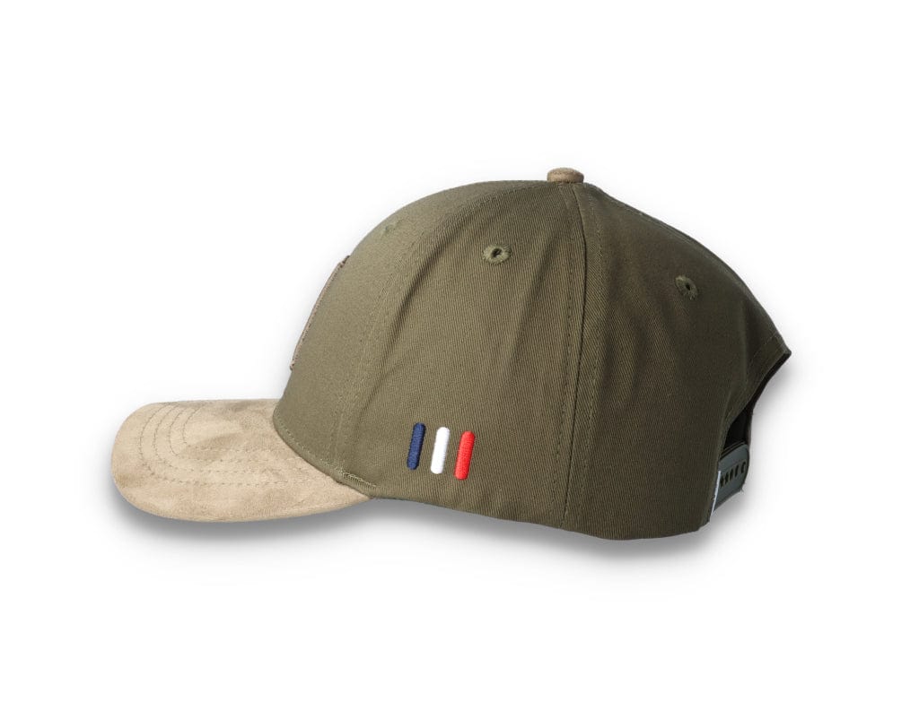 Baseball Cap Suede II Olive Night/Turtle Green - LOKK