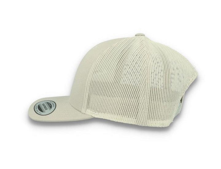 Silver Grey Trucker Cap Retro - Yupoong 6606 - LOKK
