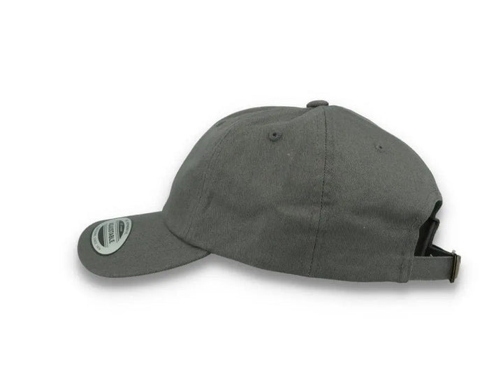Dark Grey Dad Cap Low Profile Cotton Twill - Yupoong 6245CM - LOKK