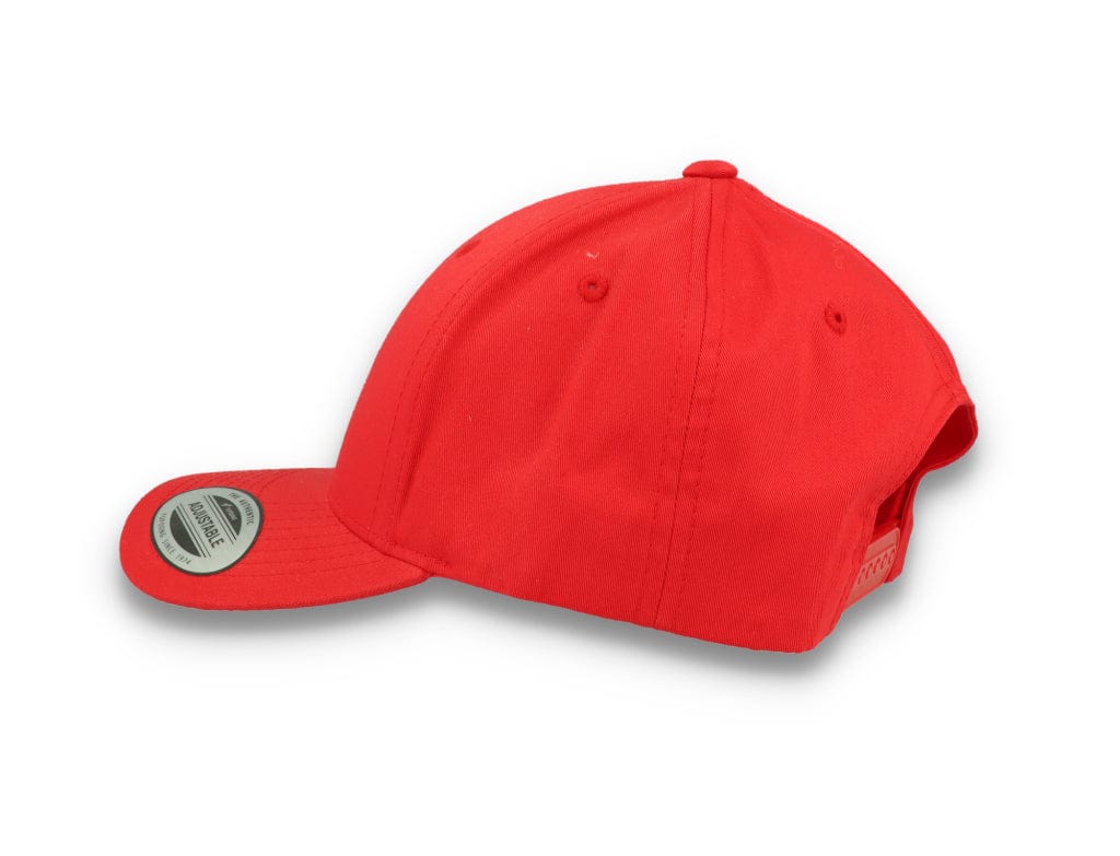 Curved Baseball Cap Snapback Red - Yupoong 7706 - LOKK