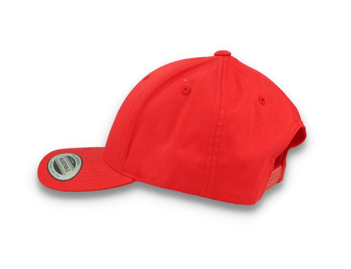 Curved Baseball Cap Snapback Red - Yupoong 7706 - LOKK