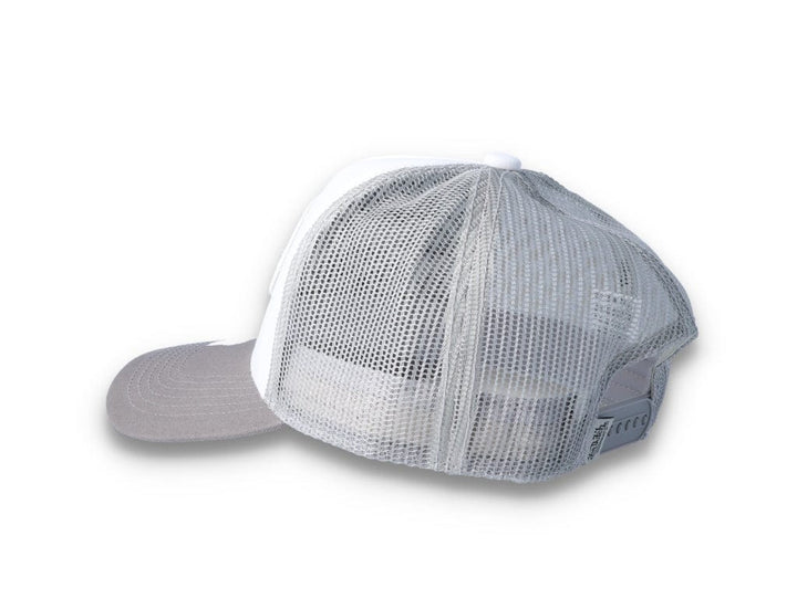 Von Dutch Trucker Cap Boston Cotton Twill White/Grey - LOKK