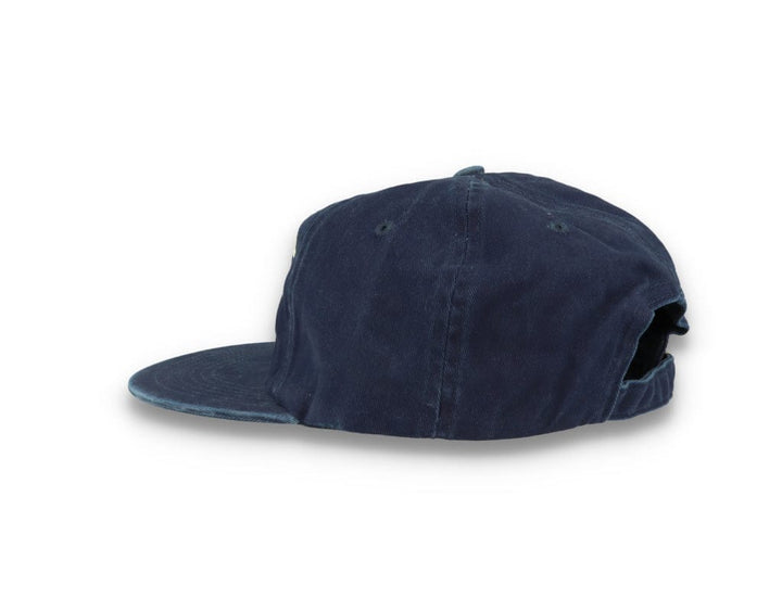 Free & Easy Don't Trip Strapback Hat Washed Navy - LOKK