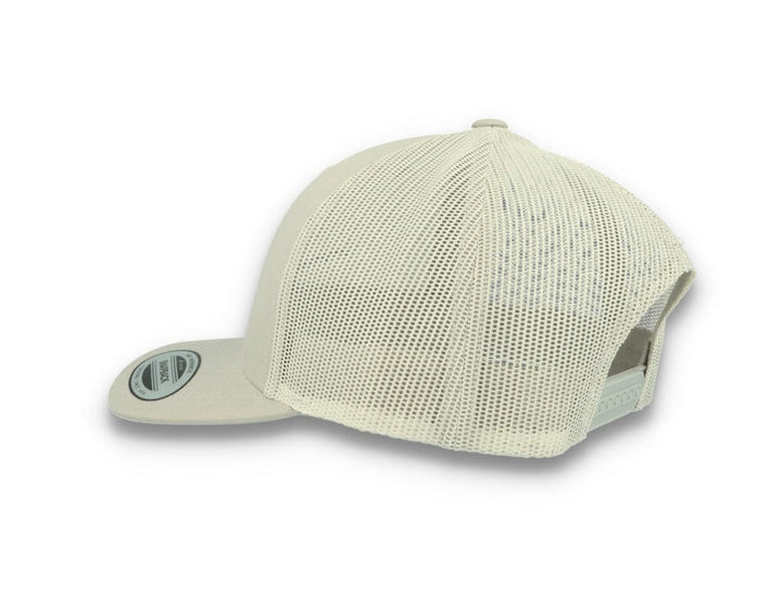 Silver Grey Trucker Cap Retro - Yupoong 6606 - LOKK