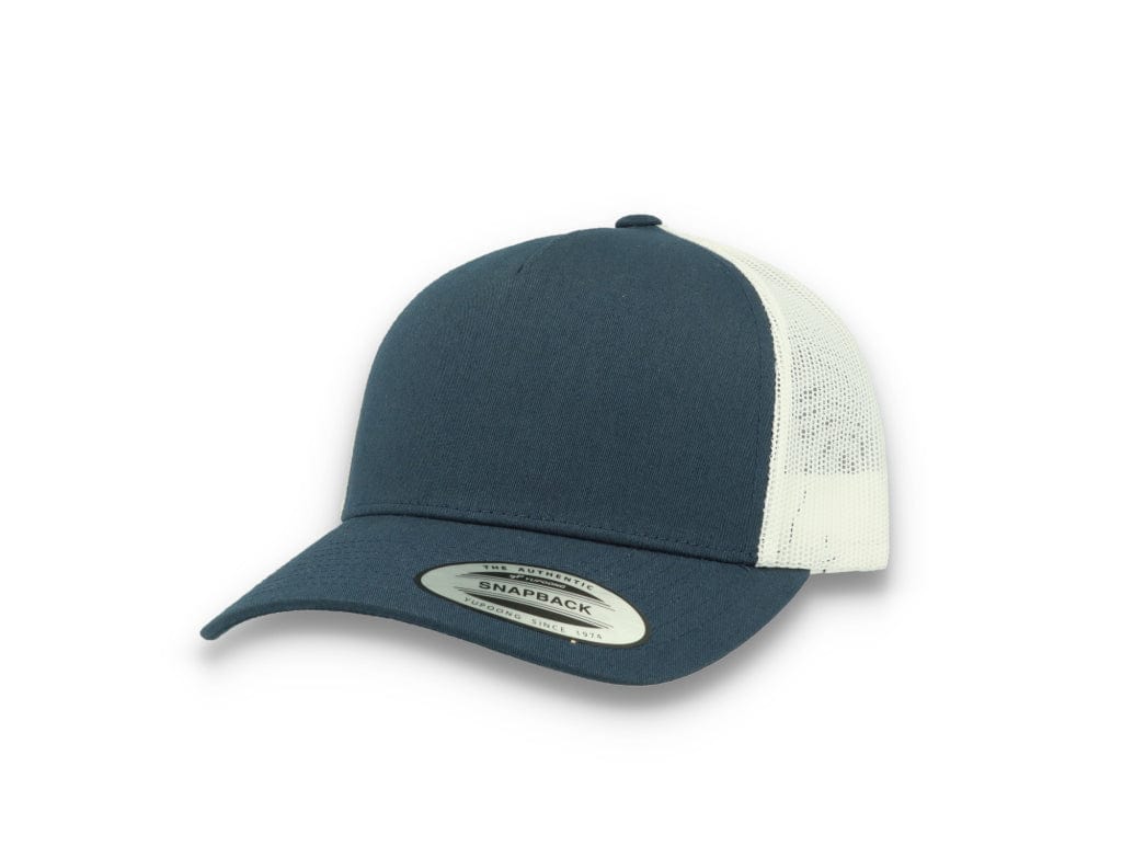 Trucker Cap Navy/White 5-Panel Retro Trucker 2-Tone 6506T - LOKK