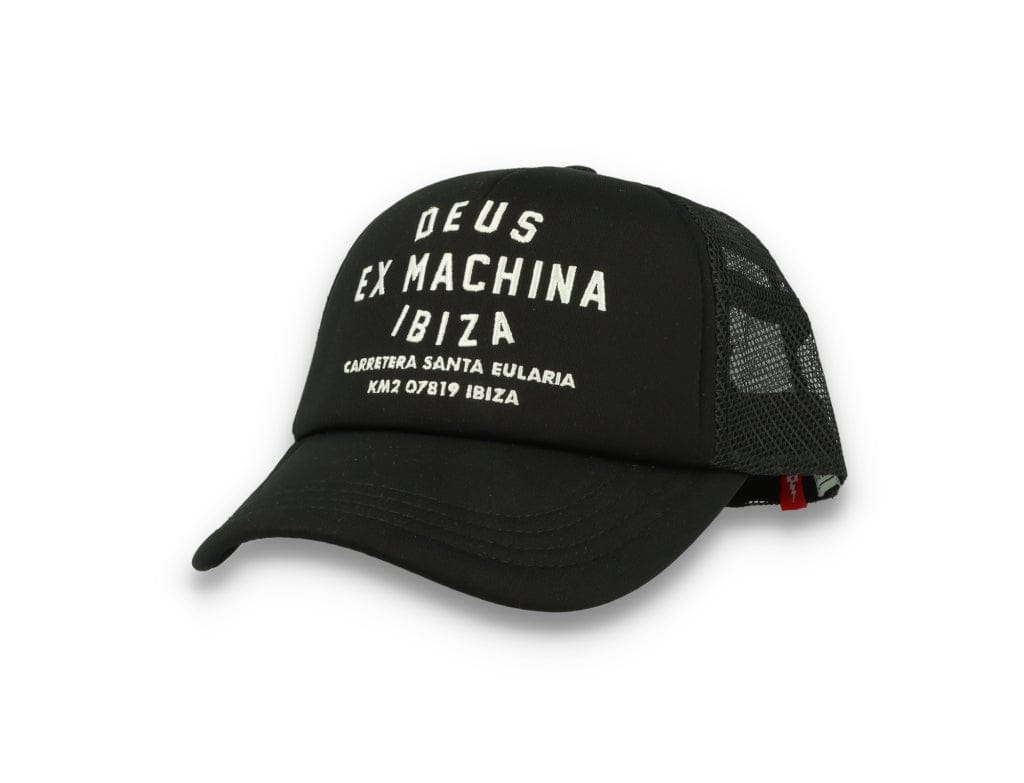 Trucker Cap Black Deus Ibiza Address - LOKK