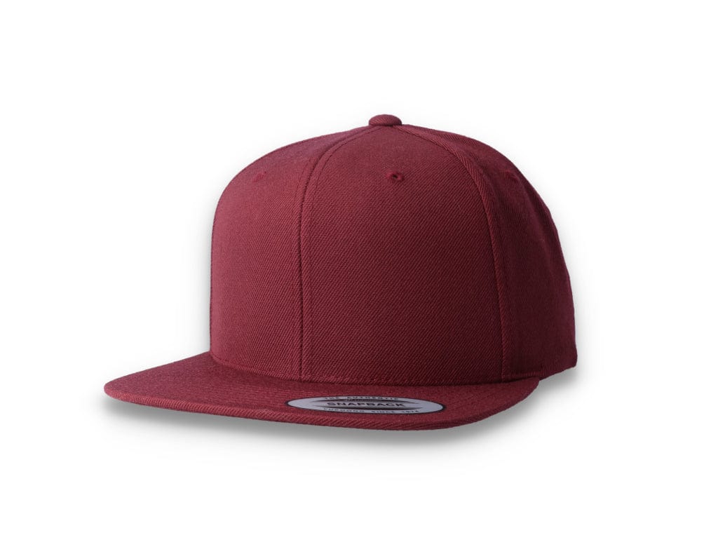 Maroon/Maroon Snapback Cap - Yupoong 6089M - LOKK