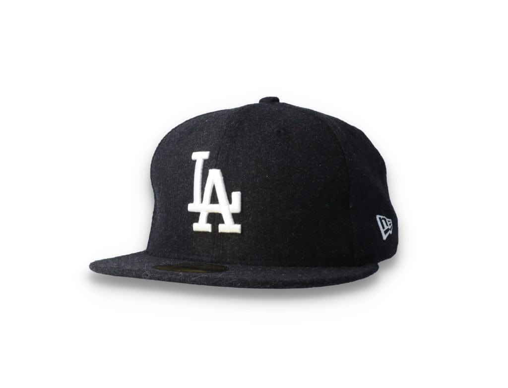 59FIFTY Melton Wool LA Dodgers Black/White - LOKK