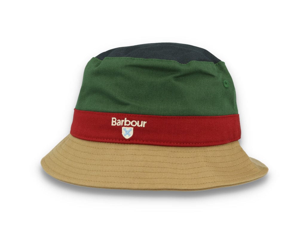 Bucket Hat Barbour Laytham Racing Green Multi - LOKK