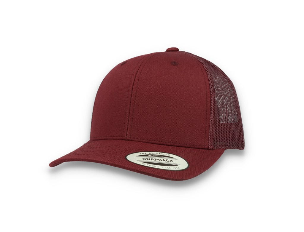 Maroon Trucker Cap Retro - Yupoong 6606 - LOKK