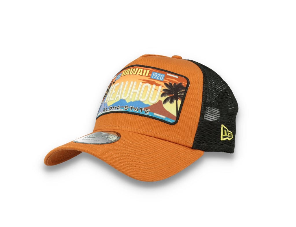 License Plate Trucker Cap Spring Toffee - LOKK