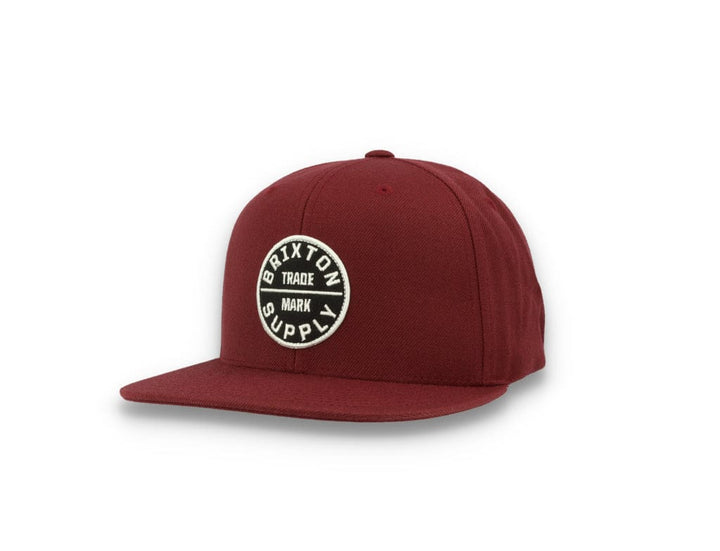 Brixton Oath III Snapback Mahogany - LOKK