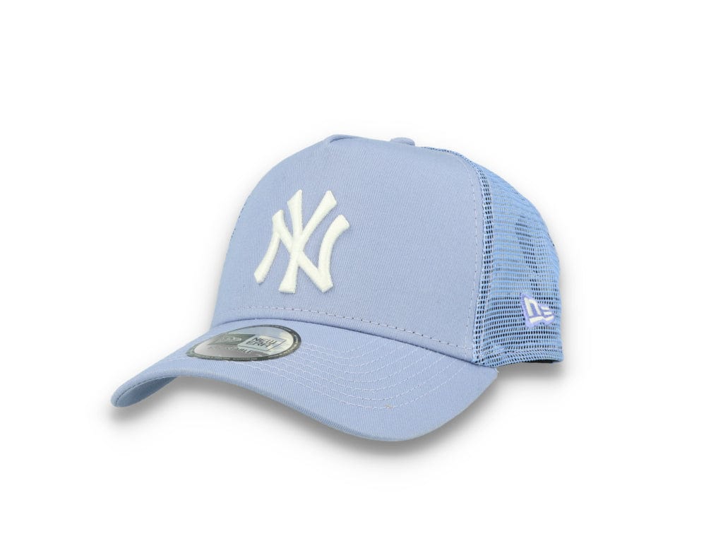 Tonal Mesh Trucker Cap NY Yankees Iris Flower - LOKK