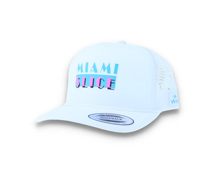 Miami Slice Trucker Cap White - LOKK