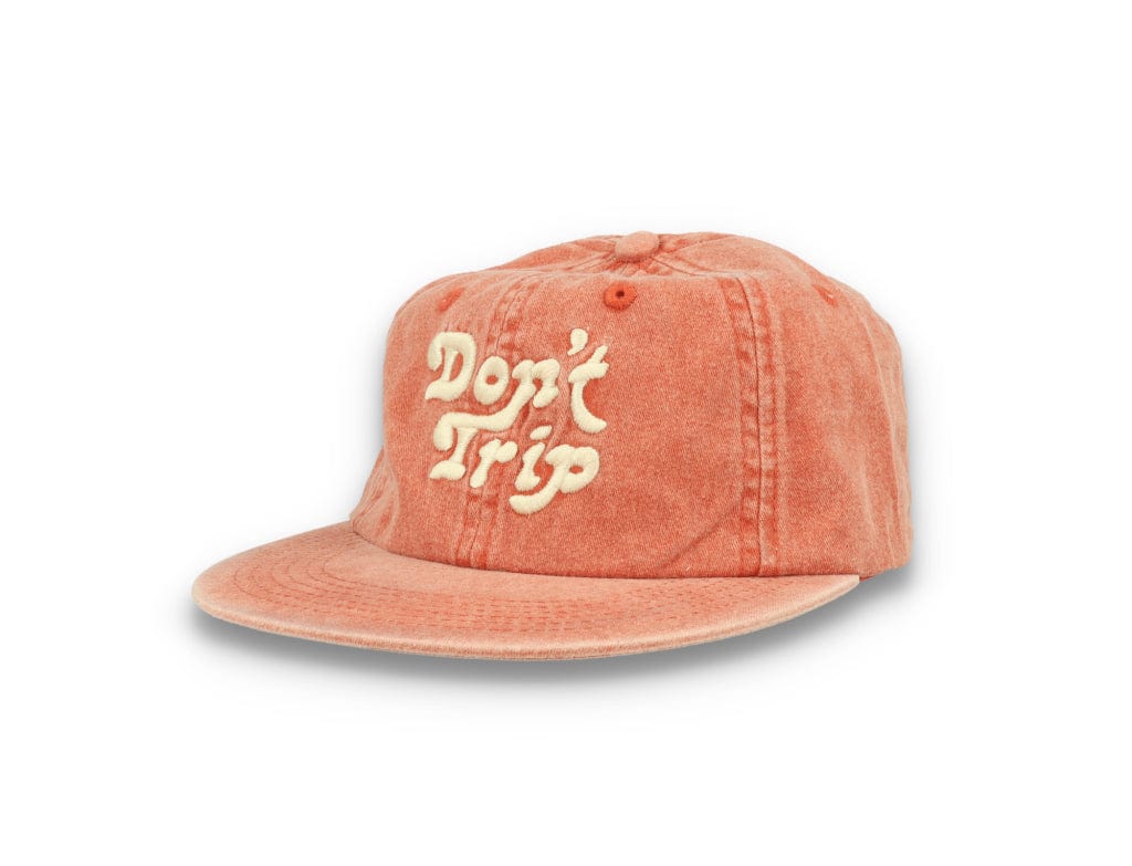 Free & Easy Don't Trip Strapback Hat Washed Terracotta - LOKK