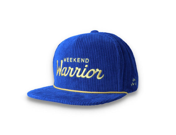Snapback Cap Blue Weekend Warrior Corduroy - LOKK