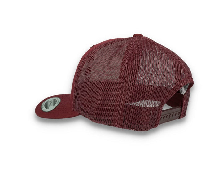 Maroon Trucker Cap Retro - Yupoong 6606 - LOKK
