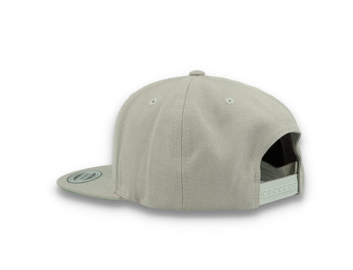 Silver Grey Snapback Cap 6089M - LOKK