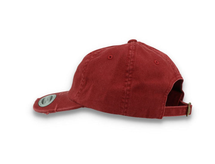 Low Profile Destroyed Cap Maroon 6245DC - LOKK